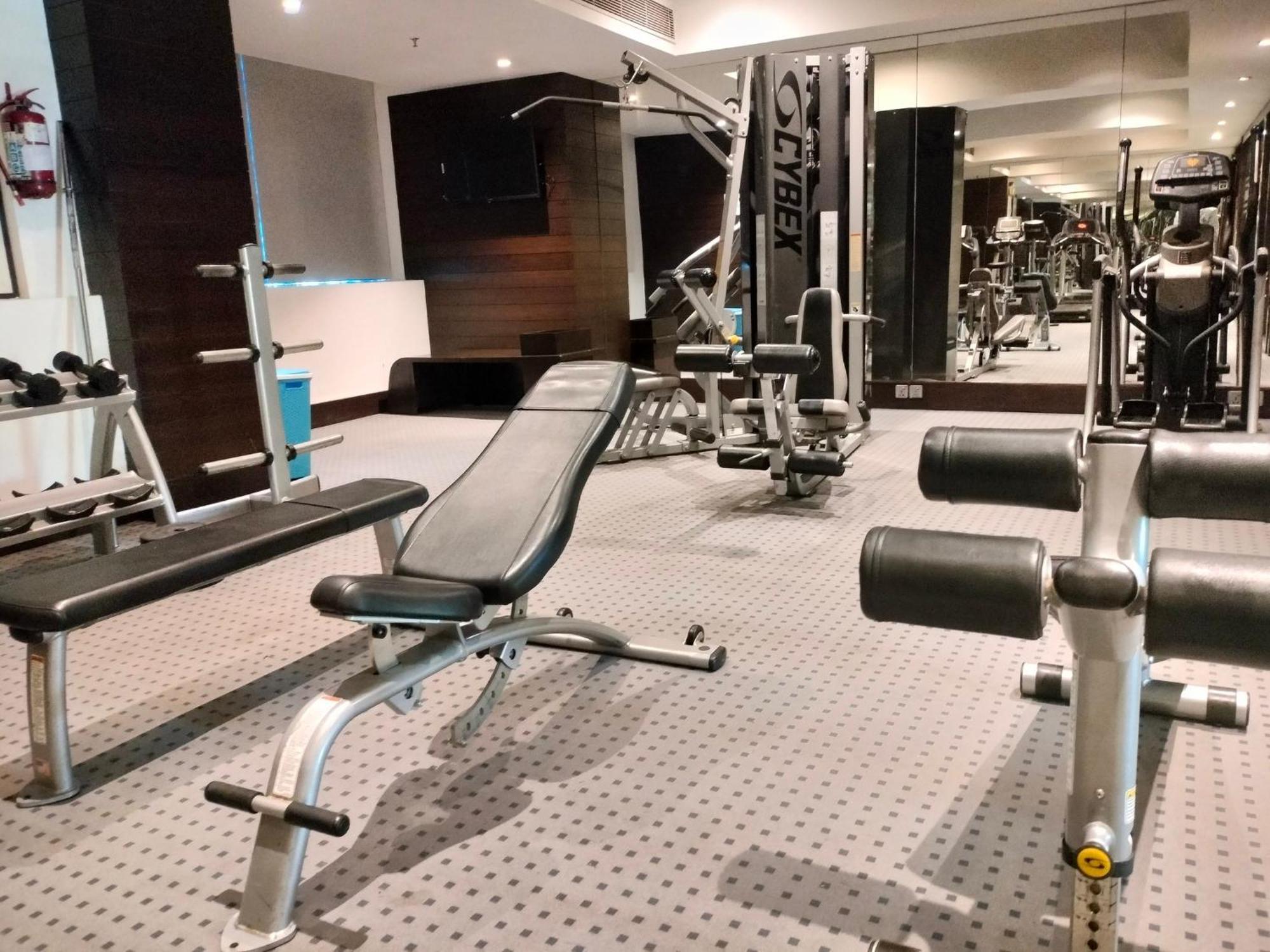 Holiday Inn Chandigarh Panchkula, An Ihg Hotel Exterior foto The gym at the hotel